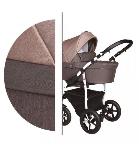 Baby Merc Q9 - wózek wielofunkcyjny, zestaw 2w1 z opcją 3w1 i 4w1 | 175/C